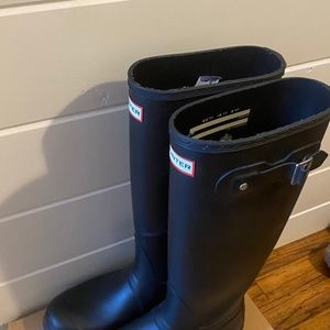 Hunter tall rain boots